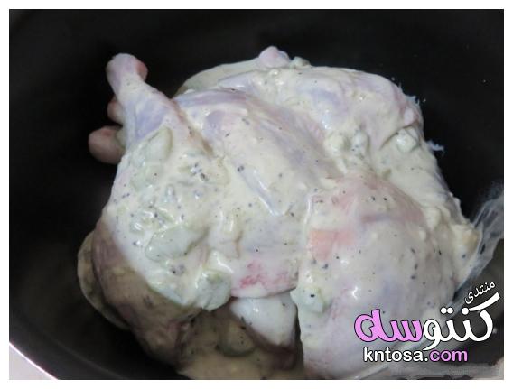 تحضير الدجاج بشرائح الكيوي,طريقة عمل الدجاج مع الكيوي والبطاطا,مكونات الدجاج مع الكيوي والبطاطس سهل kntosa.com_01_19_155
