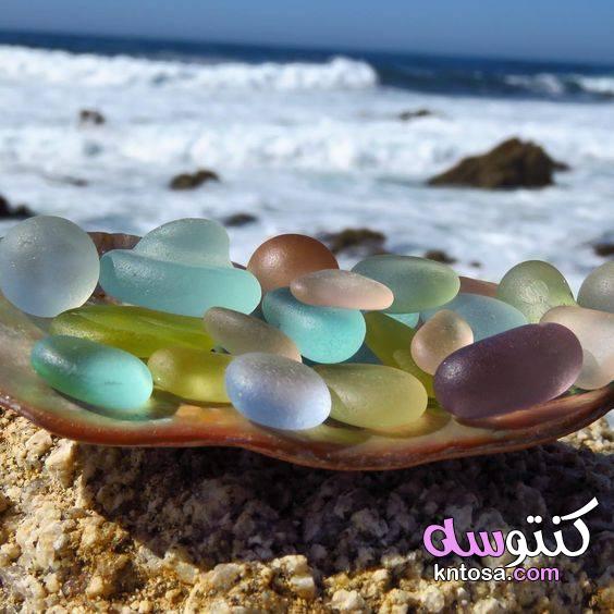 شواطئ بـ احجار زجاجية,صور شاطئ بأحجار كريمة ملونة,صور رائعة من شاطئ الزجاج في كاليفورنيا kntosa.com_01_19_156