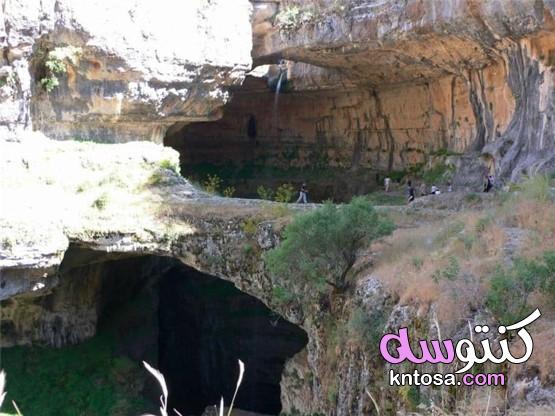 اقدم شلال بالعالم في لبنان عمره 160 مليون سنة,تعرف على شلالات بالوع بلعة في لبنان kntosa.com_01_19_156