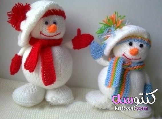 رجل الثلج كروشيه||how to crochet snowman |amigurumi،كروشية رجل الثلج snowman crochet tutorial kntosa.com_01_20_157