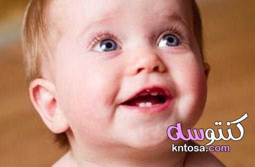 متى يبدأ التسنين لدى الرضع،علامات وأعراض التسنين،طرق التخفيف من حدة أعراض التسنين kntosa.com_01_20_160