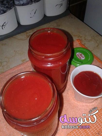 طريقة عمل صلصة الطماطم بالبنجر روعة,طريقة عمل الصلصة الجاهزة,صلصه طماطم بيتي احلي من الجاهزه kntosa.com_02_19_155