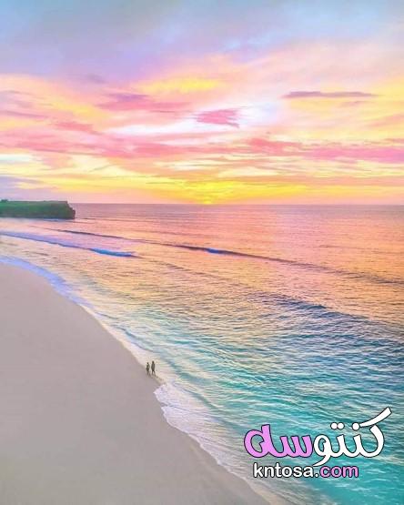 غروب شاطئ جزيره بالي,جزيرة بالي كما لم تراها من قبل,غروب الشمس الفاتحة في بالي أندونسيا kntosa.com_02_19_156