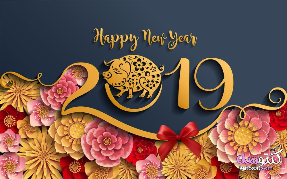رسائل العام الجديد 2019,رسائل بمناسبة السنة الجديدة,تهنئة بالعام الجديد 2019,رسائل السنه الجديده kntosa.com_03_18_154