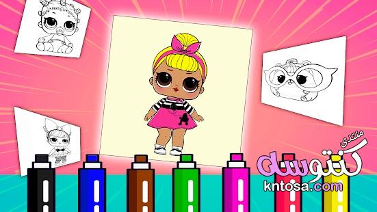Coloring Book Dolls‏,تطبيق تلوين للاطفال,تلوين العرائس للاطفال,تلوين لعبة LOL,تعليم اطفال,تطبيق جوجل kntosa.com_04_19_154