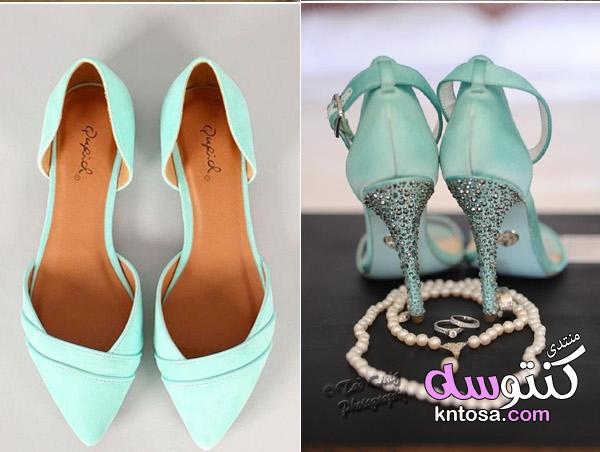 أحذية كعب عالي باللون التيفاني,أحذيه - صنادل باللون الفيروزى,باقة من أفضل الأحذية التركواز في العالم kntosa.com_04_19_154