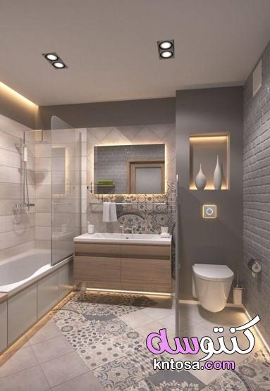 تصاميم حمامات حديثة2020,حوض استحمام ارضي,تصميم الحمامات pdf kntosa.com_04_19_156