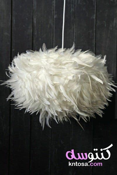 افكار باستخدام الريش،عمل ريشة الصوف المشهورة على جروبات الكروشيه والهاندميد / DIY: Woolen Feather fo kntosa.com_04_20_158