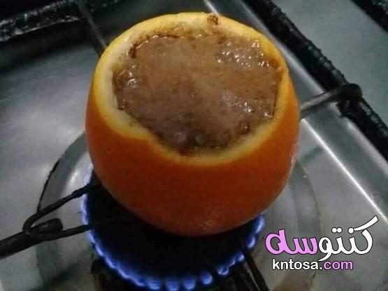 تحضير قهوة البرتقال بحبة برتقال والنتيجة مبهرة kntosa.com_04_21_161