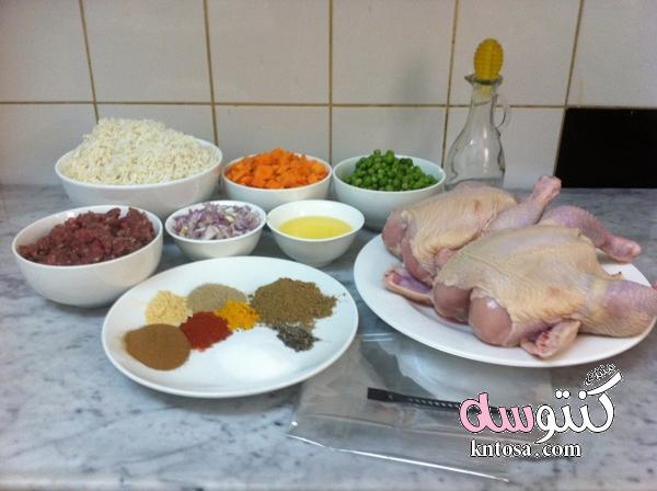 اكلات الدجاج مع الارز بالصو.رز بالدجاج لذيذ.طبخات رز بالدجاج.طريقة عمل الدجاج المحمر مثل المطاعم2018 kntosa.com_05_18_153