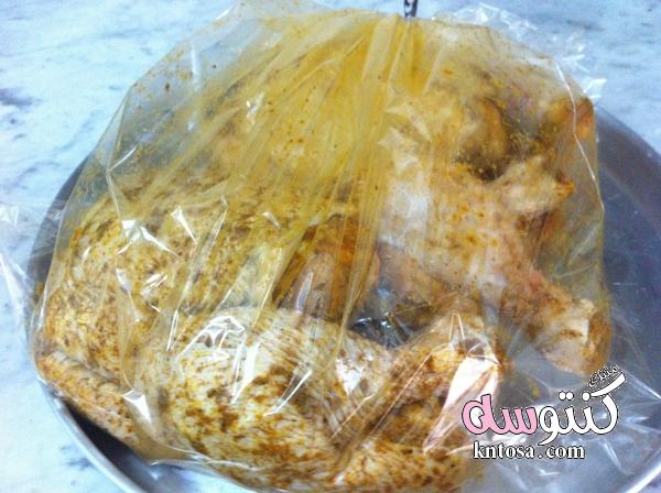 اكلات الدجاج مع الارز بالصو.رز بالدجاج لذيذ.طبخات رز بالدجاج.طريقة عمل الدجاج المحمر مثل المطاعم2018 kntosa.com_05_18_153