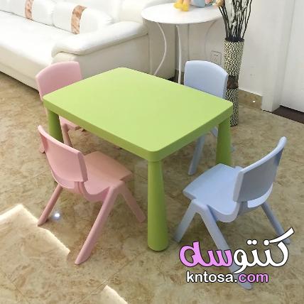 تصاميم مكاتب الأطفال بأفكار عملية,صور تصميمات مقاعد أطفال,طاولات ملونة للاطفال kntosa.com_05_19_156
