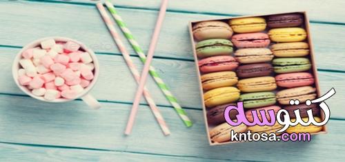 أسهل طريقة لـ عمل حلوى الماكرون الفرنسية بعدة نكهات وألوان kntosa.com_06_21_162
