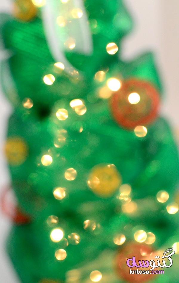 عملت شجرة الكريسماس فى بيتى,فكرة لعمل شجرة كريسماس للطاولة2019,طريقة عمل شجرة الكريسماس kntosa.com_07_18_154