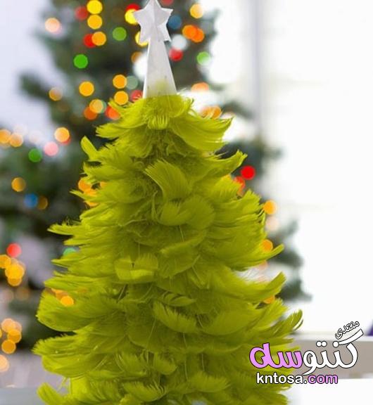 فكرة عمل 20 شجرة رأس السنة الجديدة2019.افكار مميزة ومبتكرة لتصميم شجرة الكريسماس بالصور kntosa.com_07_18_154