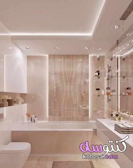 فخامة حمامات الرخام,حمامات رخام غاية في الجمال ,تصميمات حمامات أنيقة من الرخام ,Marble Bathroom kntosa.com_07_19_156