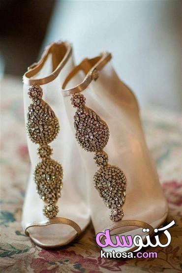 احذية عرايس بيضاء ,جزم افراح للعرايس,جزمه فرح , أحذية وصنادل,أحذية الزفاف لموسم 2020 kntosa.com_07_19_156