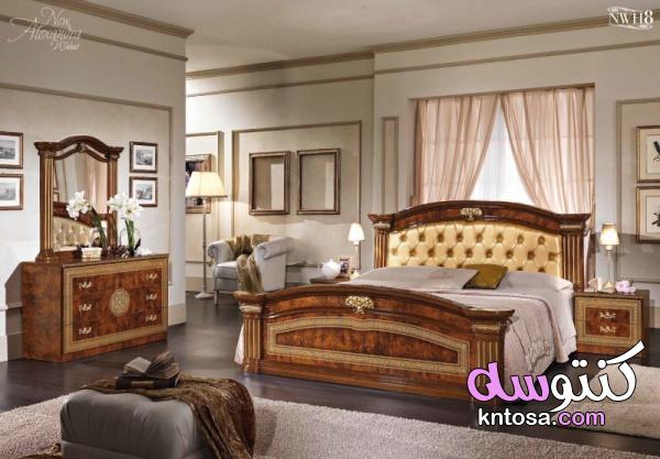 أجمل تصاميم غرف النوم الكلاسيك بالصور 2020 kntosa.com_08_19_156