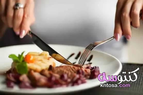 4 عادات أثناء تناول الطعام تساعد على خسارة الوزن عادات صحية 2020 kntosa.com_09_19_157