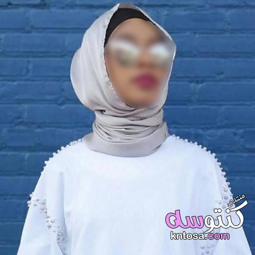 طرق لف الحجاب بالصور,طريقة لف الطرح الستان,طريقة لف الطرح العادية,طرق لف الطرح الشيفون kntosa.com_10_19_155