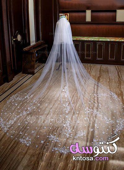 طرحة العروس سر جمالها وأناقتها,اختيار طرحه العروسه,أفضل أشكال طرحة العروس2019,أنواع طرح الزفاف kntosa.com_11_19_154