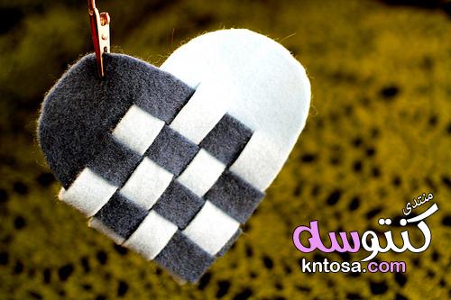 طريقة عمل قلوب بقماش الجوخ,طريقة خياطة قلوب صغيرة من الجوخ,قلوب من الجوخ kntosa.com_11_19_155