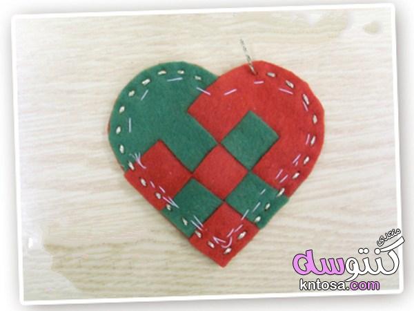 طريقة عمل قلوب بقماش الجوخ,طريقة خياطة قلوب صغيرة من الجوخ,قلوب من الجوخ kntosa.com_11_19_155
