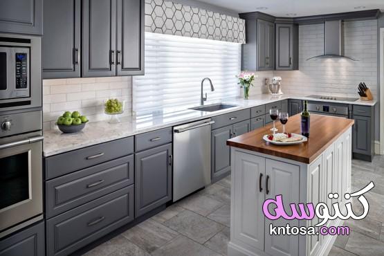 مطبخ رمادي فاتح،أحدث المطابخ العصرية باللون الرمادي لعام 2021 kntosa.com_11_21_161