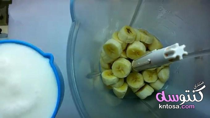 ميلك شيك الموز والحليب من مطبخى بالخطوات,طريقة عمل عصير الموز والشوكولاته بالصور2019 kntosa.com_12_19_154