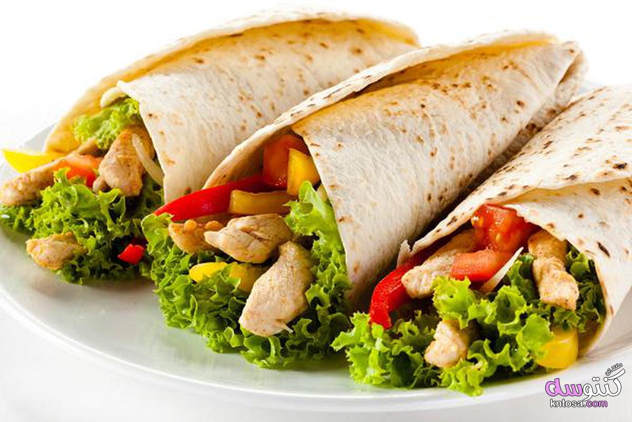 أسهل طريقة لعمل شاورما الدجاج في المنزل,اكلات رمضان,وصفات لرمضان kntosa.com_12_19_155