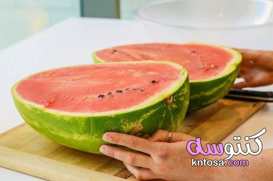 كيفية عمل موقع,طرق عمل جيلي البطيخ بطريقة احترافية و مميزة Watermelon Jelly kntosa.com_12_19_156