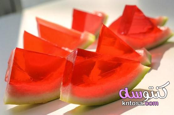 كيفية عمل موقع,طرق عمل جيلي البطيخ بطريقة احترافية و مميزة Watermelon Jelly kntosa.com_12_19_156