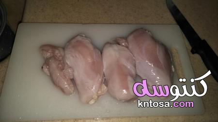 طريقة سريعة لعمل شرائح الدجاج بالبصل و الفلفل و الثوم kntosa.com_12_20_158