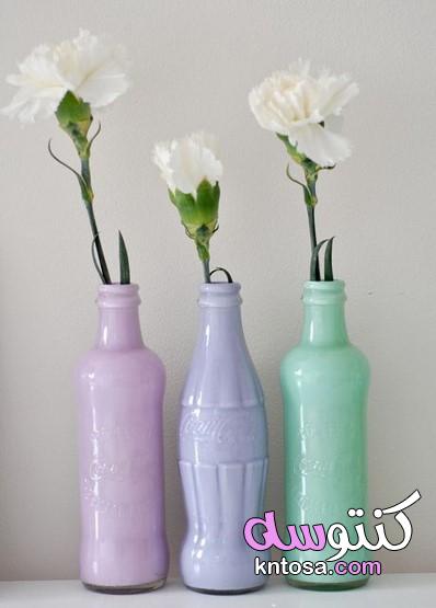 برطمانات هدايا،اعادة تدويرالبرطمانات القديمه الى مزهريه - DIY Recycling Glass Jar kntosa.com_12_20_159