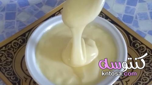 طريقة عمل صلصة الشوكولاتة البيضاء بكوب من الحليب البودرة في دقائق معدودة kntosa.com_12_21_163