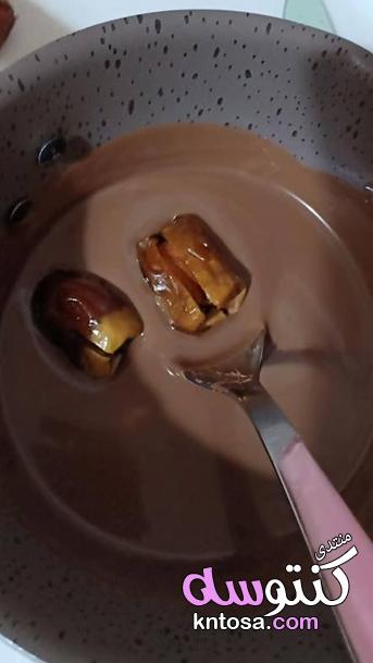 حلى التمر بالشوكولاته,طريقة عمل تمر محشي باللوز,بالصور بلح بالوز المحمص والشوكولاته kntosa.com_13_19_155