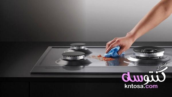 كيفية تنظيف الموقد وغطاء المحرك في المطبخ,5 طرق لتنظيف الموقد kntosa.com_13_19_155