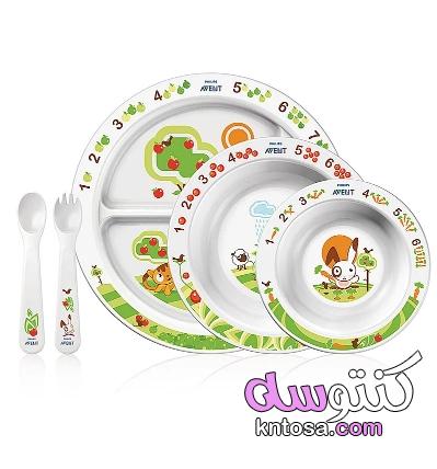 انواع صحون الطعام للاطفال,ادوات تناول الطعام للاطفال جديدة,اطباق طعام ملونه للأطفال kntosa.com_13_19_156