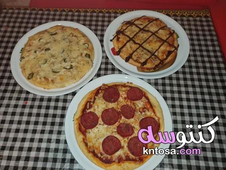 طريقة عمل البيتزا الايطالية مع العجينة وصوص بيتزا خطوة بخطوة kntosa.com_13_19_157