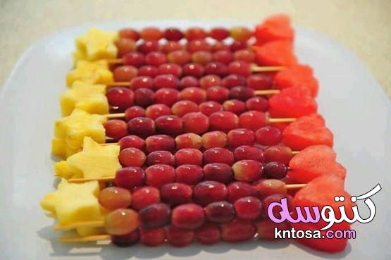 طريقة ترتيب الفواكه بالصور،أفكار تزيين الفواكه للاطفال kntosa.com_13_21_161