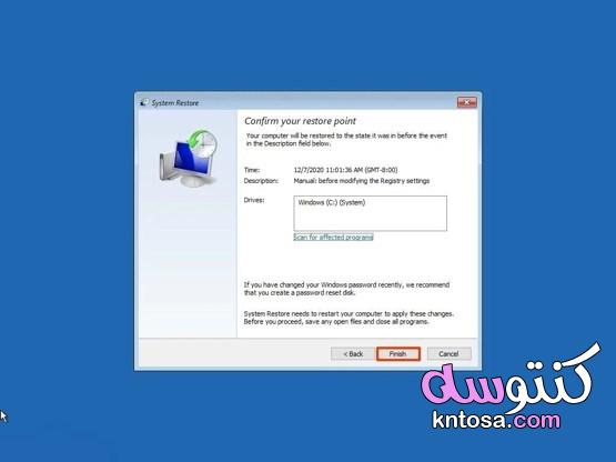 كيفية استعادة النظام في ويندوز 10 kntosa.com_13_21_162