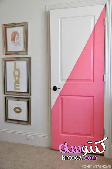 ألوان أبواب الغرف المطلية