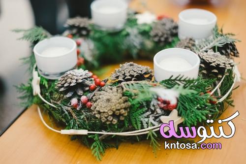 كيف تصنع إكليل عيد الميلاد (رأس السنة) بيديك kntosa.com_14_21_163