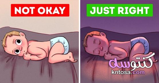 10 أخطاء يرتكبها الآباء والأمهات تجعلهم يهدرون نوم طفلهم kntosa.com_15_19_157