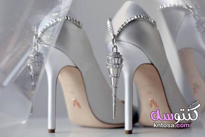 احدث موضة احذية العروسة2019,احذية عرائس 2019,اجمل الاحذيه للعروسه,احذية بيضاء للعروسة kntosa.com_16_19_155