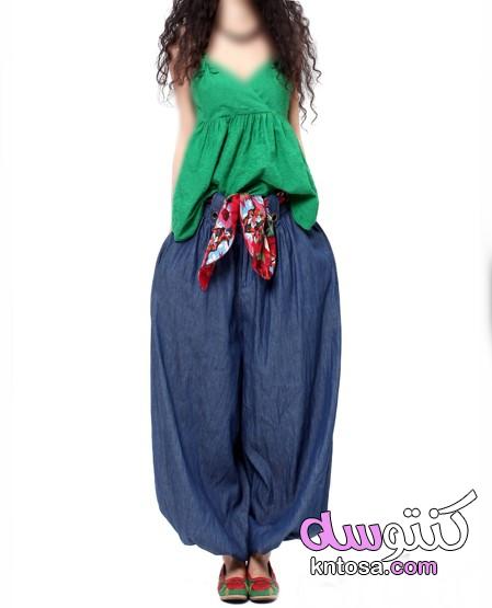سراويل التنورة,أحدث سراويل التنورة2020,بنطلون تنورة,بنطلون على شكل فستان kntosa.com_16_19_156