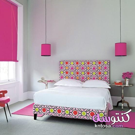 ديكورات باللون الوردي2020,غرفة نوم روز في أبيض مثيرة للمرح,في اللون الزهري كل معاني الراحة والهدوء kntosa.com_16_19_156