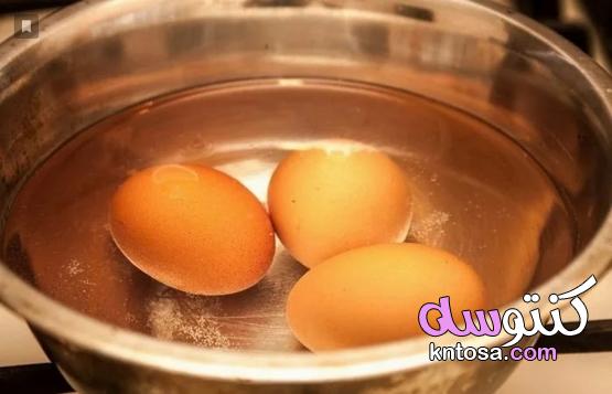 مكون من خزانة المطبخ يضاف عند سلق البيض لتجنب متاعب تقشير البيض kntosa.com_16_21_161