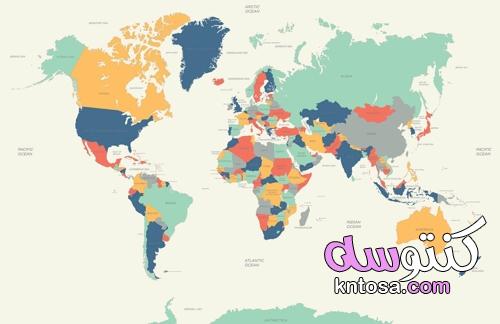 خريطة العالم بالالوان بجودة عالية kntosa.com_16_22_164