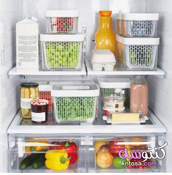 طريقة ترتيب الثلاجة بالصور بأفكار سهلة ،منظمات الثلاجة،ترتيب الثلاجة انستقرام kntosa.com_17_20_158